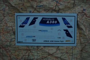 AIRBUS A380 passagiers vliegtuig schaal 1:800 Heller